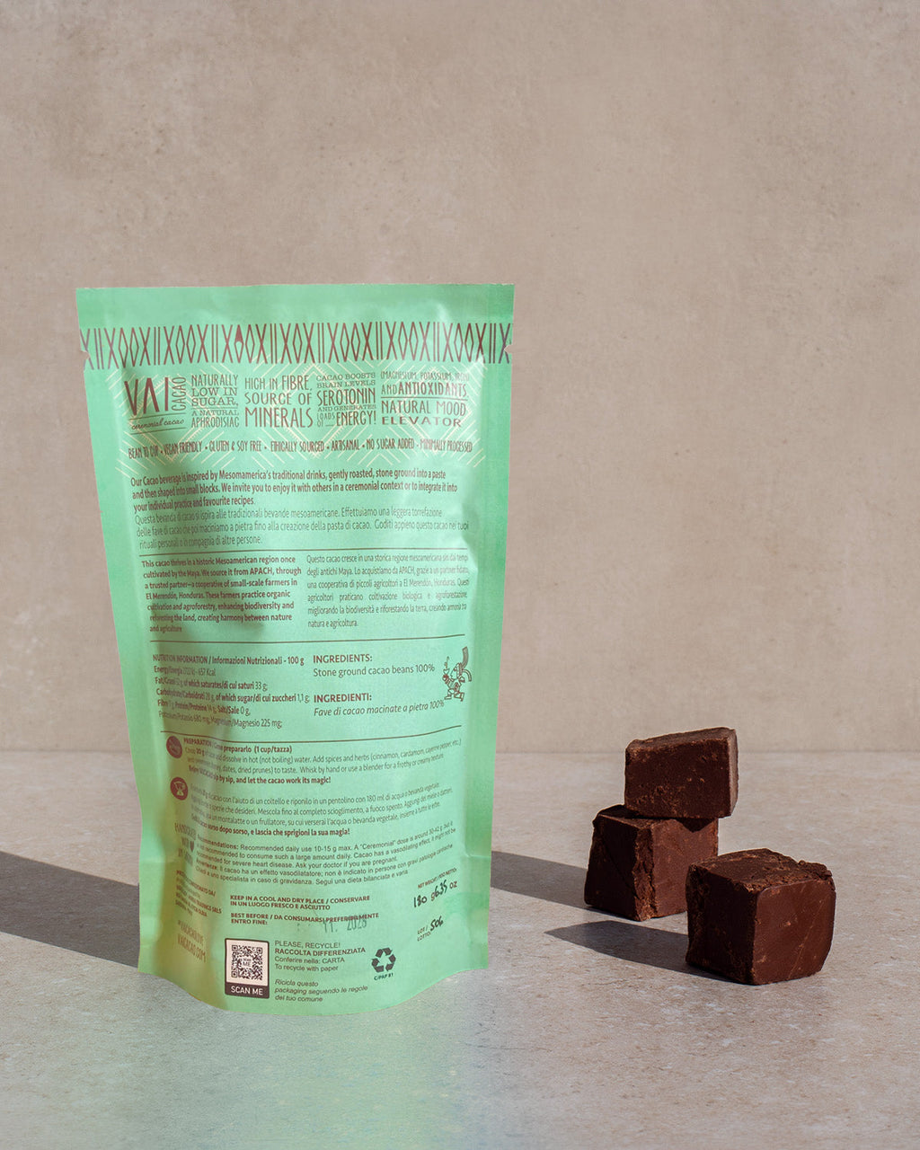 Ceremonial cacao from Honduras - Ulúa VAICacao - 180g